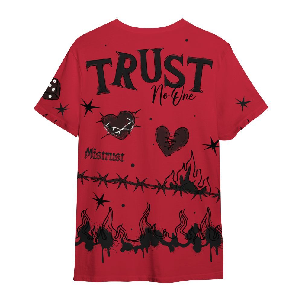 Shirt To Match Toro Bravo 6s - Trust No One Snake-Bite Doodle Crayon All Over Print