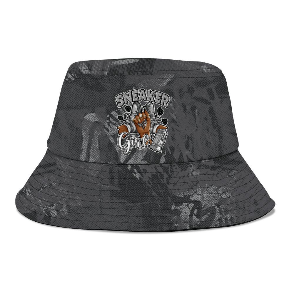 Bucket Hat To Match White Thunder 4s - Sneakerz Girlz Heart Grunge Graphic