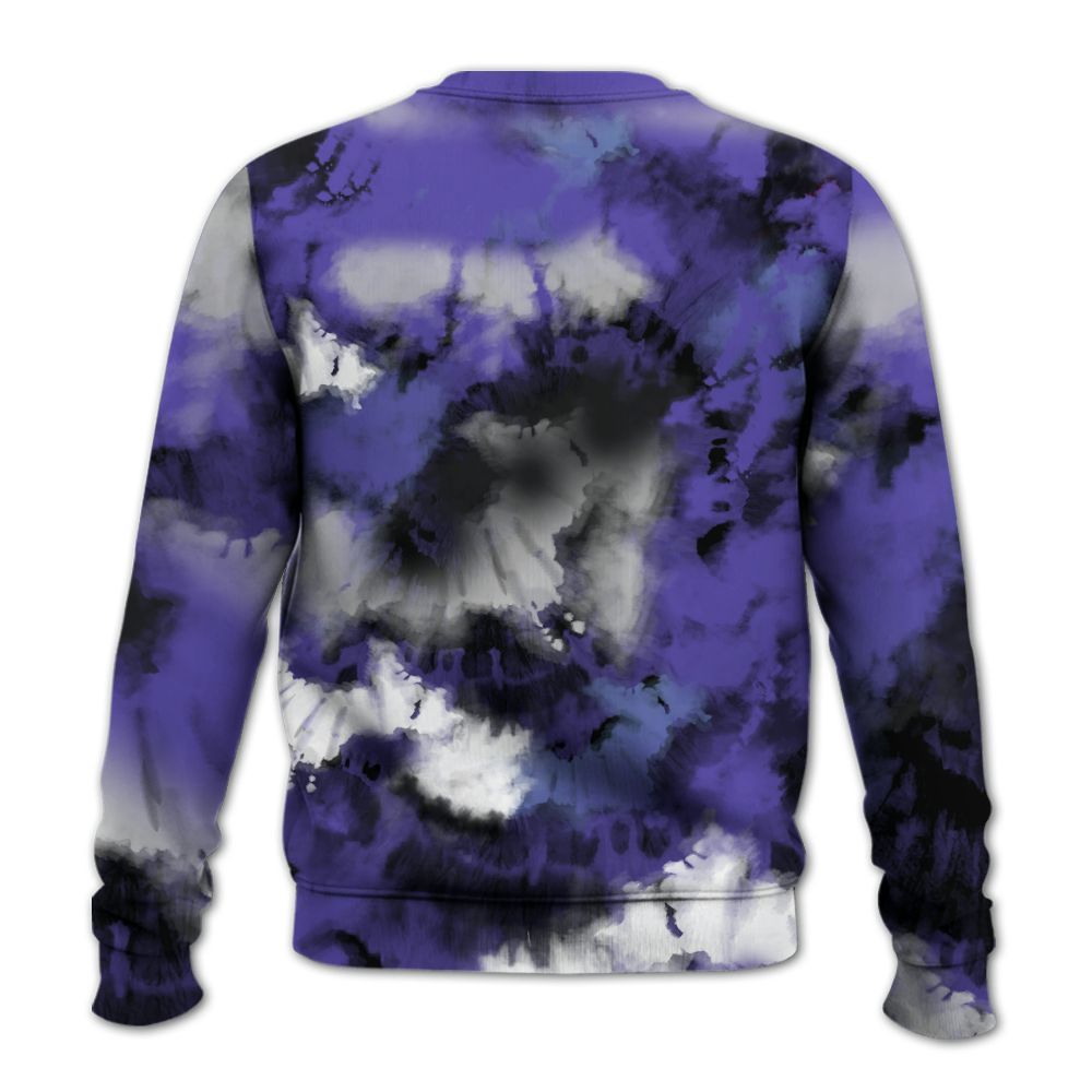 Sweatshirt To Match Retro Concord 5s - God Blessed Tie Dye All Over Print