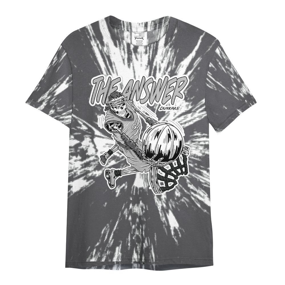 Shirt To Match White Thunder 4s - The Answer Skeleton Luxury All Over Print