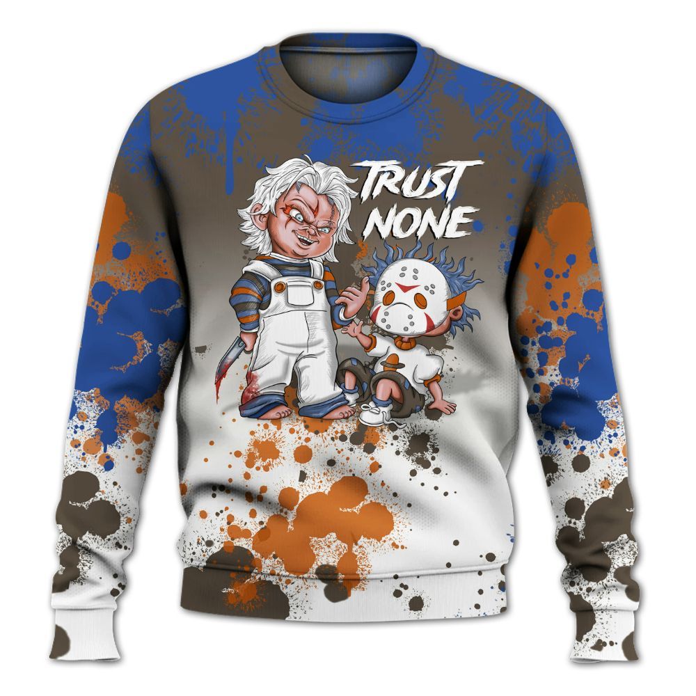 Sweatshirt To Match Palermo GS League - Trust No One Scary All Over Print