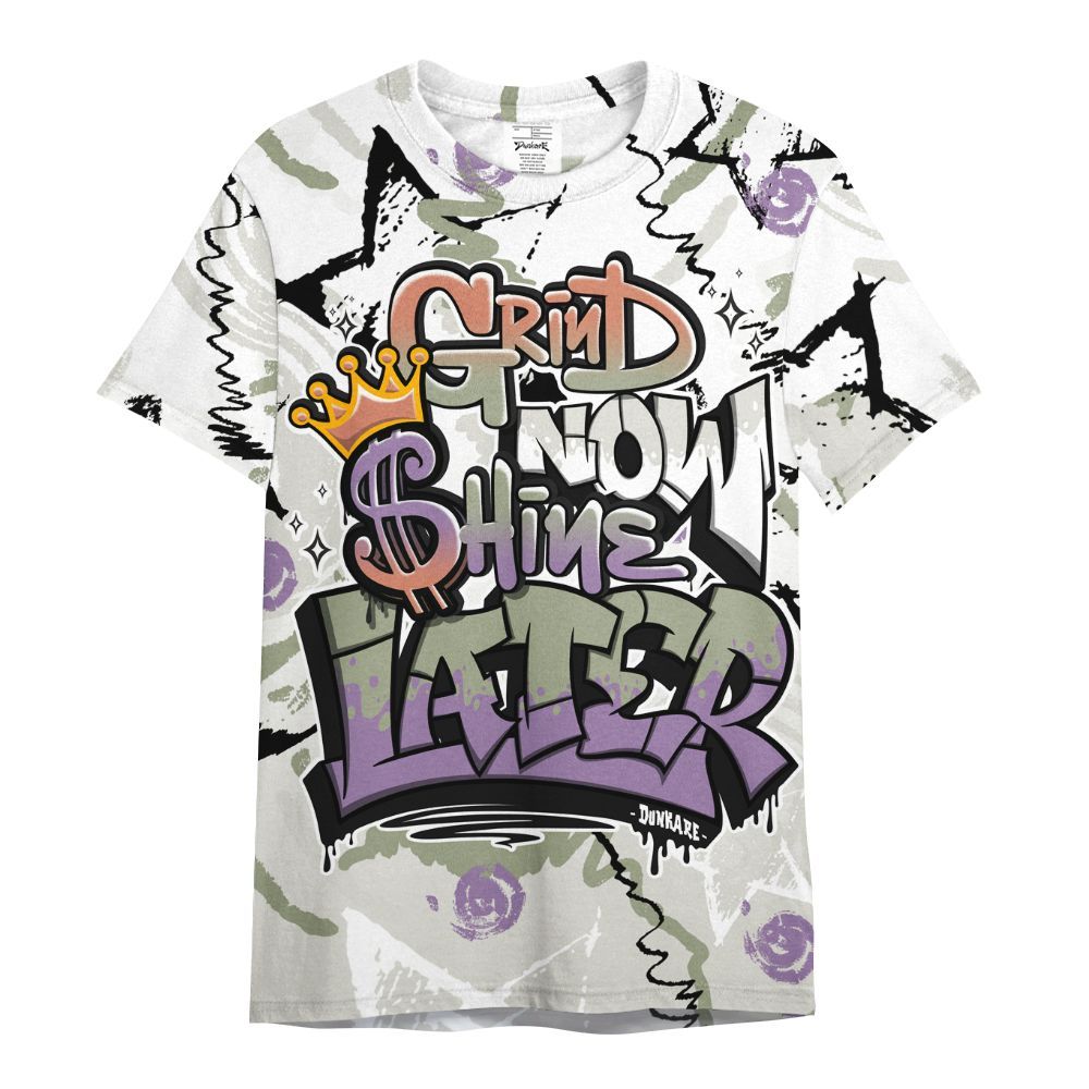 Shirt To Match Dunk Low Floral Swoosh 2025 - Grind Shine Later Drip All Over Print