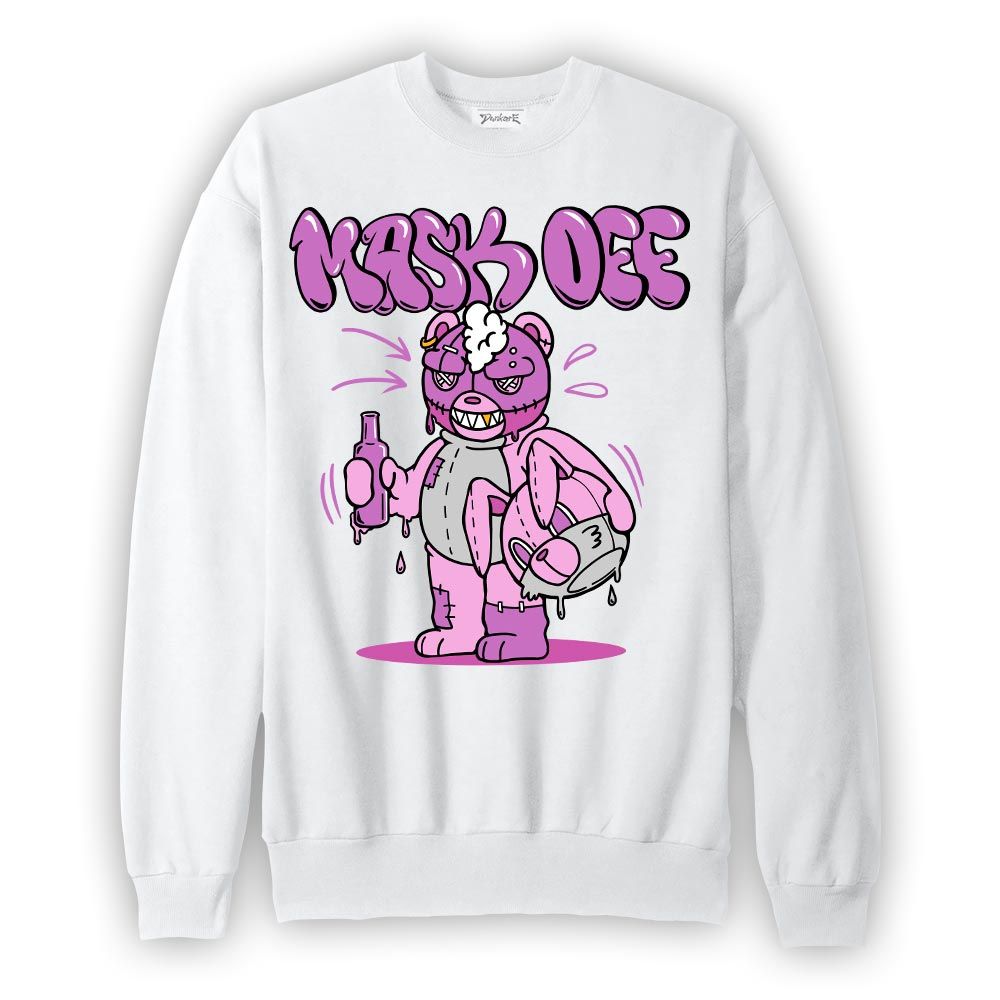 Sweatshirt To match Hyper Violet 4s Sweatshirt - Mask Off Hugz Graphic