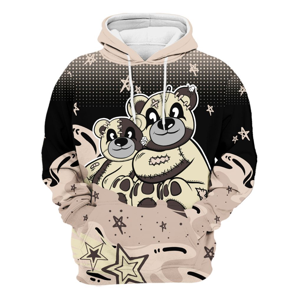 Hoodie To Match A Ma Maniere X Fossil Stone 4s - Sincere Fondness Bear Stars All Over Print