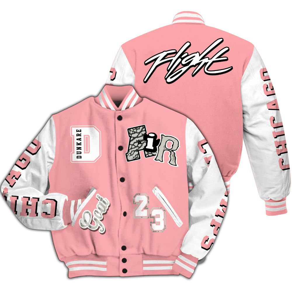 Varsity Jacket To Match Retro Wings 3s - AIR Number 23 GOAT All Over Print