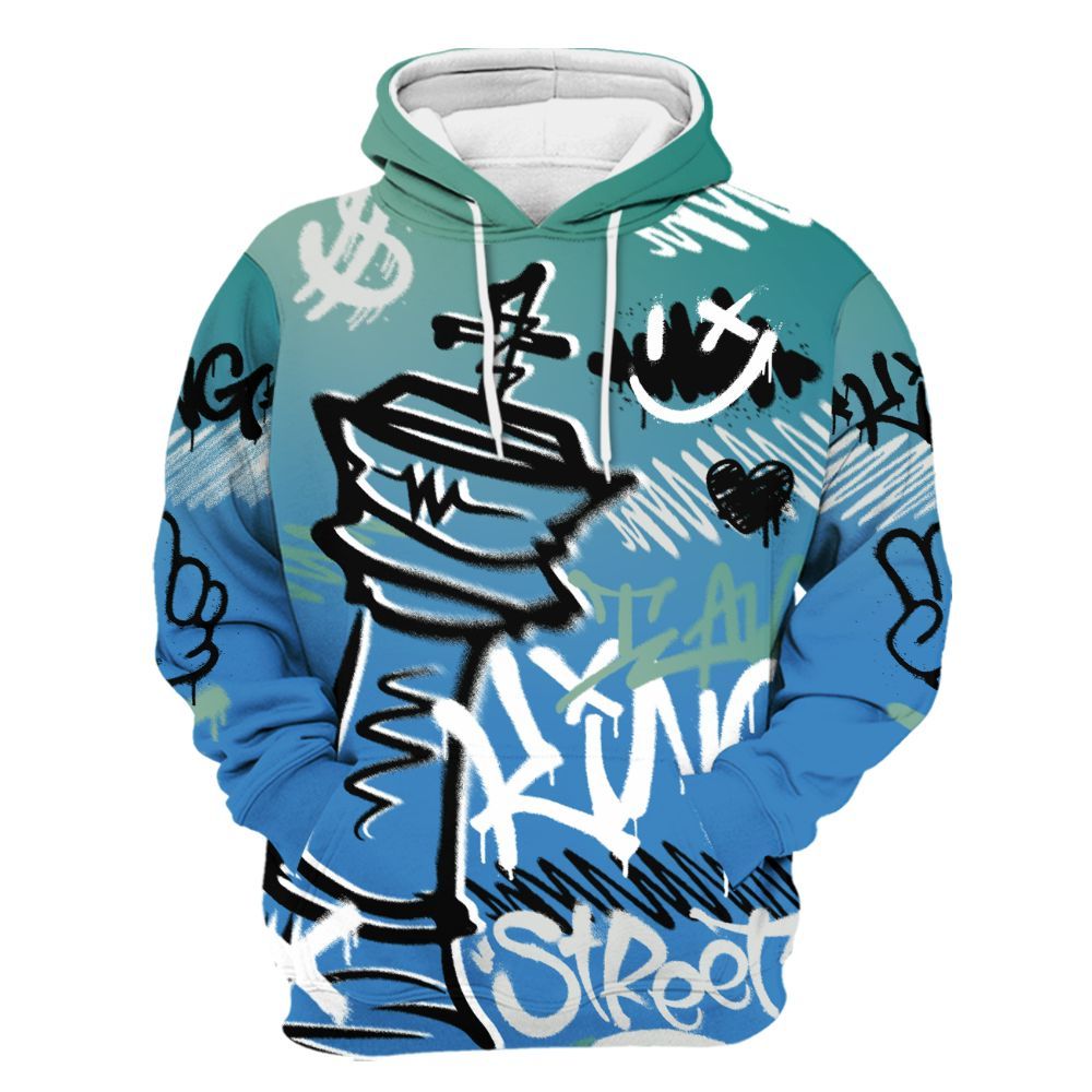 Hoodie To Match Low Carolina 17s - Street King Chess Streetwear All Over Print