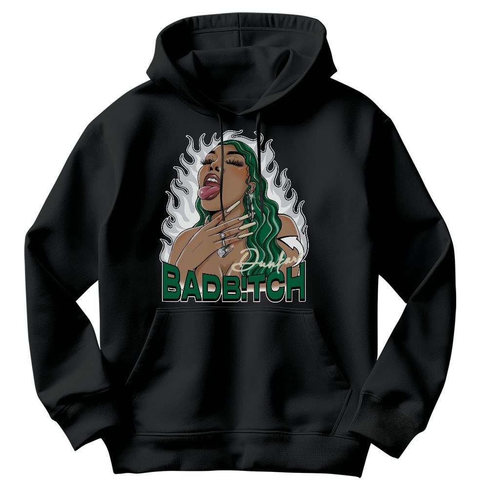 Sweatshirt To Match Pine Green 4s - Bad B!tch Graphic
