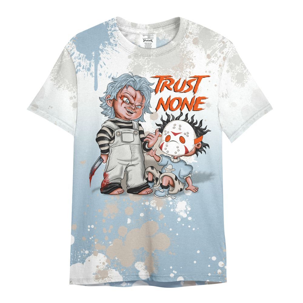 Shirt To Match High OG Alaska 1s - Trust No One Scary All Over Print