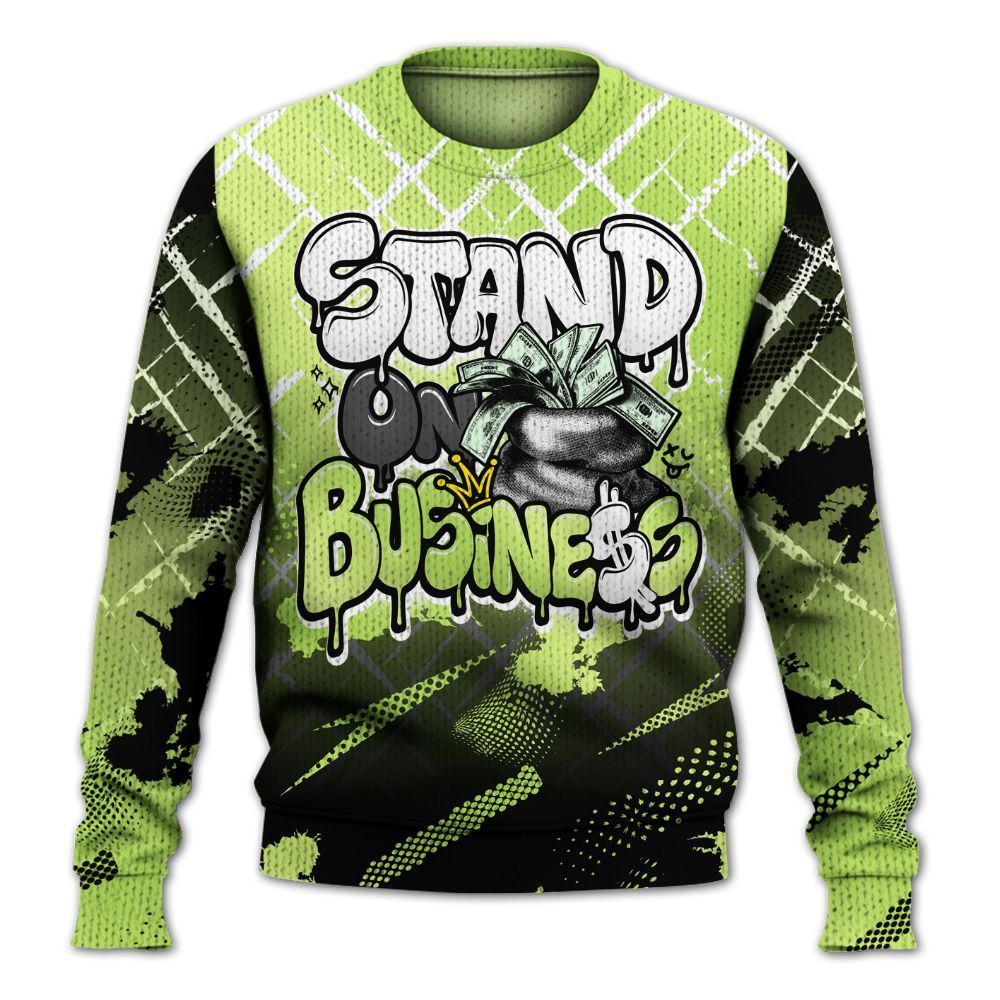 Knitted Sweater To Match Air Max SNDR Volt - Halftone Stand Business Dripping