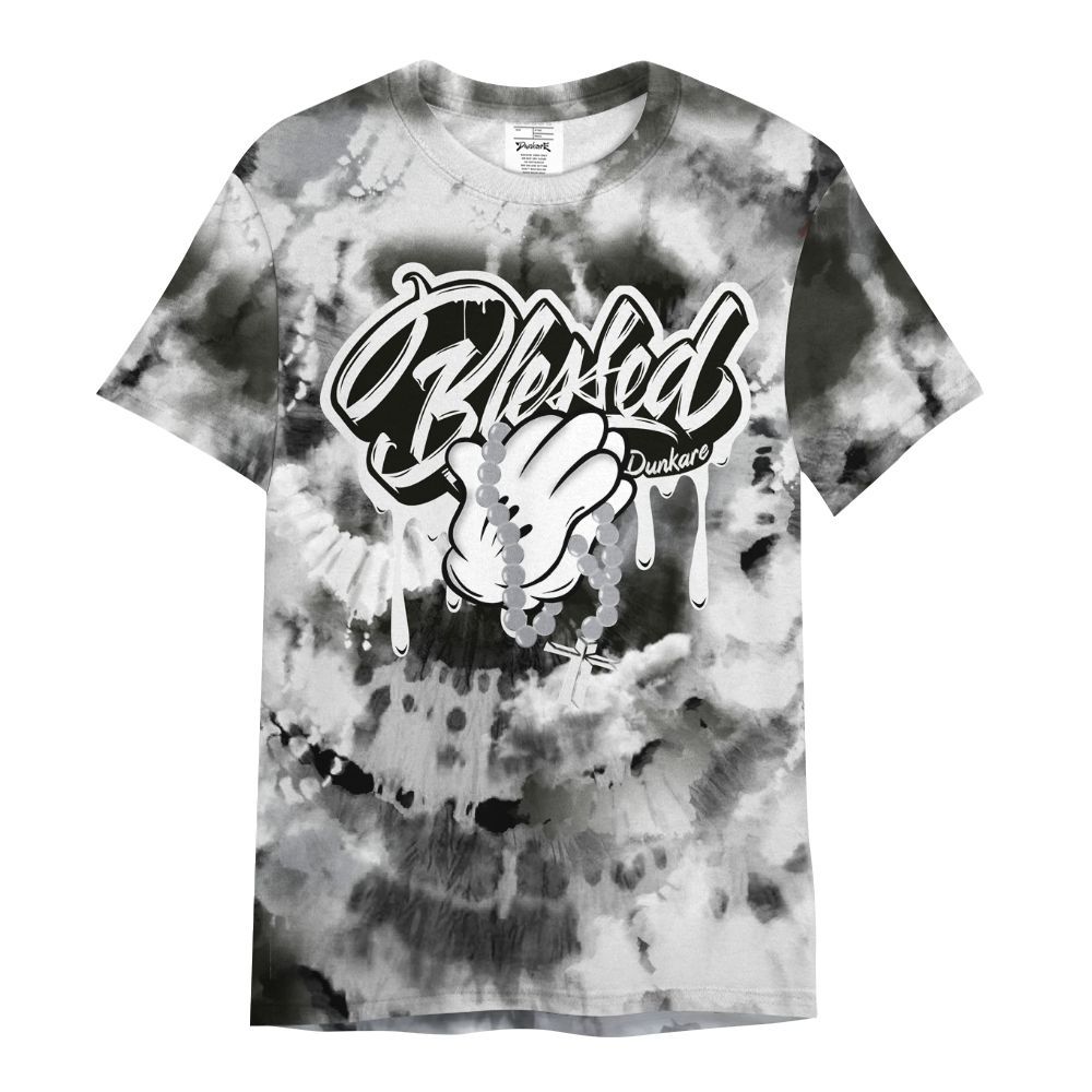 Shirt To Match Baroque Brown 12s - God Blessed Tie Dye All Over Print