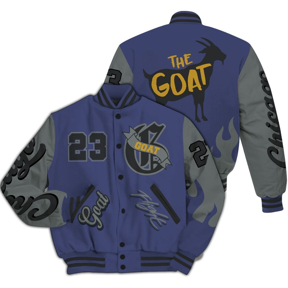 Varsity Jacket To Match Lakeshow 4s - The G.O.A.T Streetwear All Over Print