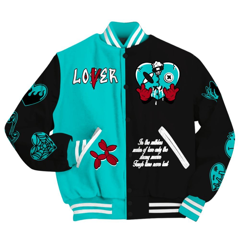 Varsity Jacket To Match Air Griffey Max 1 Freshwater - Loser Lover Heart F Ck Love All Over Print