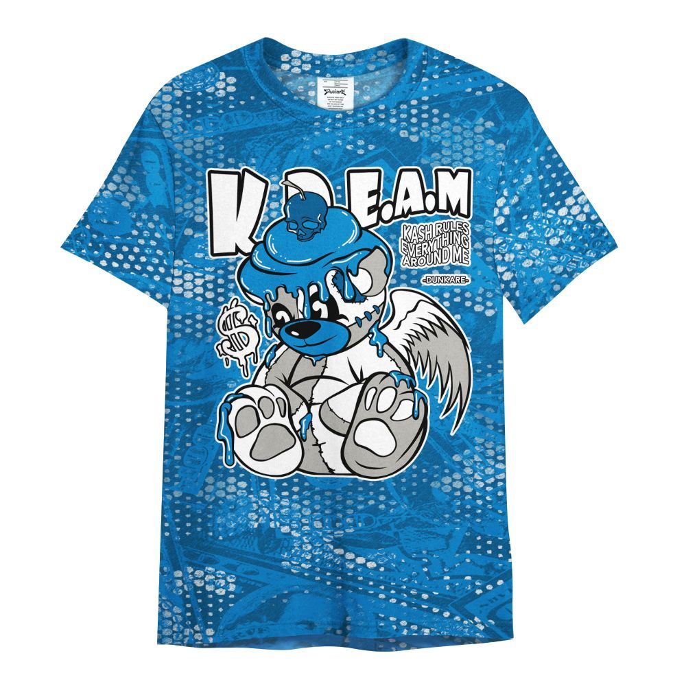 Shirt To Match Industrial Blue 4s - Loot Bear All Over Print