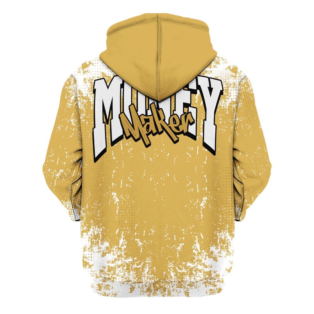 Hoodie To Match Retro Light Ginger 14s - Move In Silence Money Street Retro All Over Print