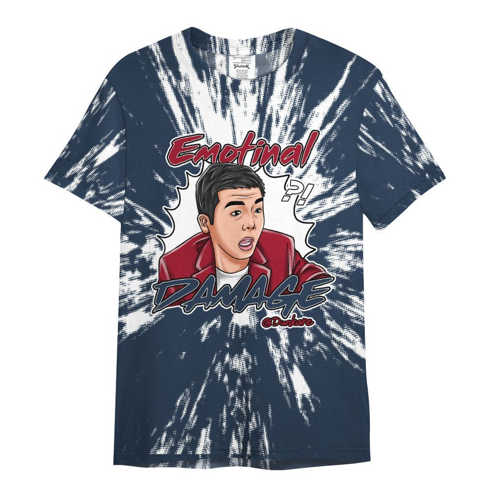 Shirt To Match Navy Blue 2024 6s - Damaged Meme Shirt Unisex Outfit All Over Print
