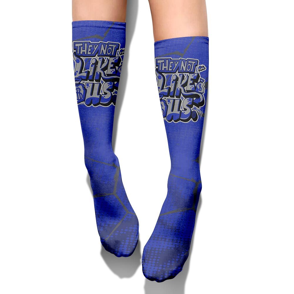 Sock To Match Air Max Plus Black Racer Blue - Dislike Us Graphic Crack