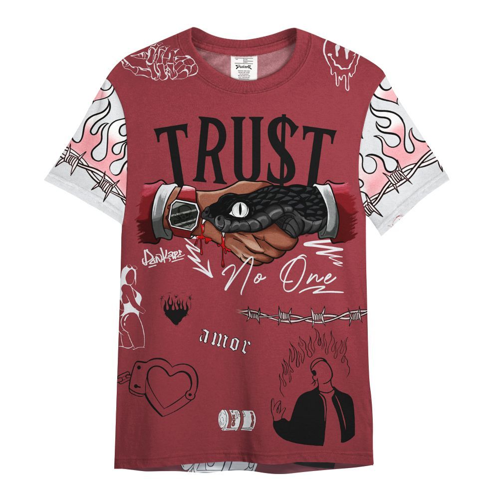 Shirt To Match Black Toe 14s - Snake Trust No One All Over Print