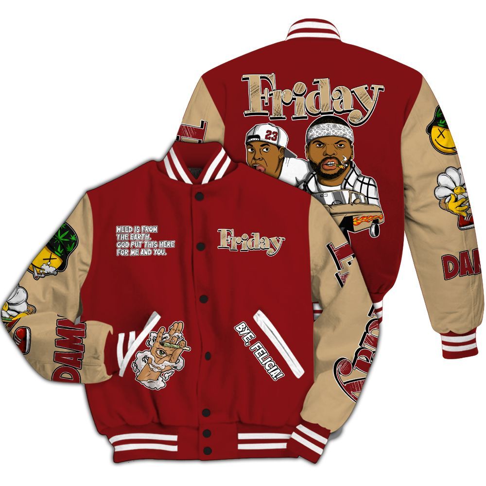 Varsity Jacket To Match Bin 23 3s - Friday Sneaker Stress Style All Over Print