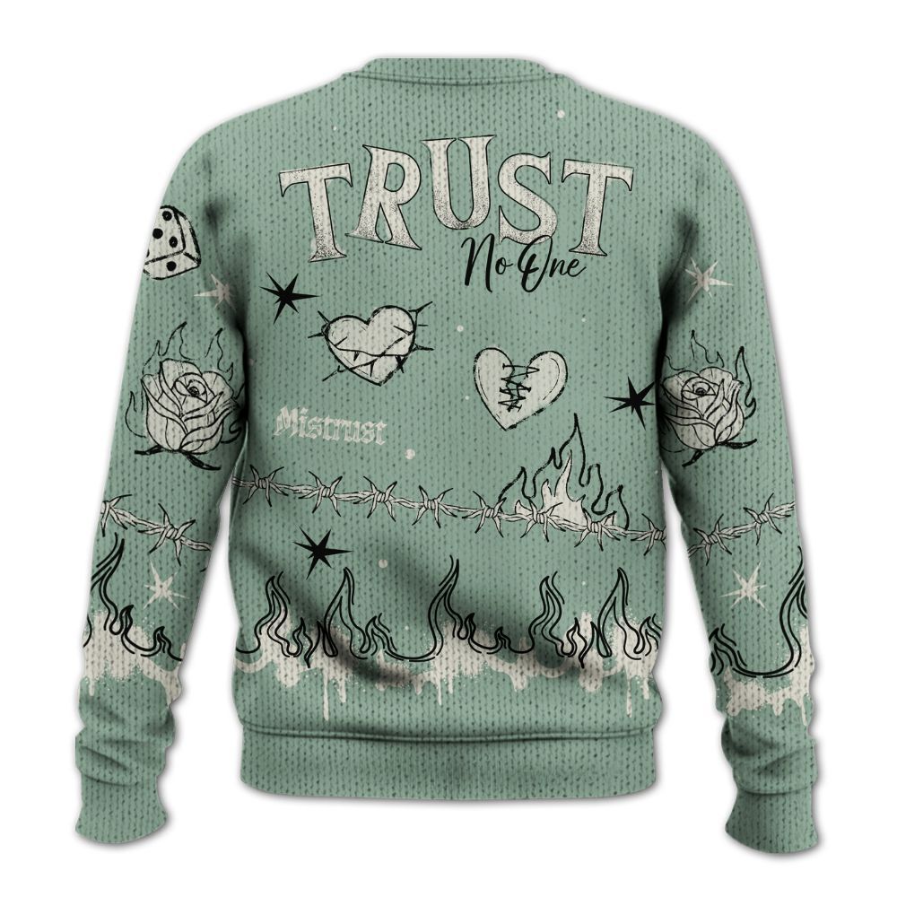 Knitted Sweater To Match Joins Year Of The Snake 5s - Trust No One Snake-Bite Doodle Crayon