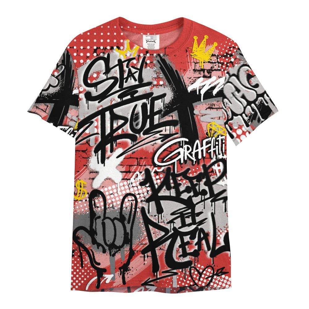 Shirt To Match Scoot Zeros ODD City - True It Real Graffiti Streetwear All Over Print