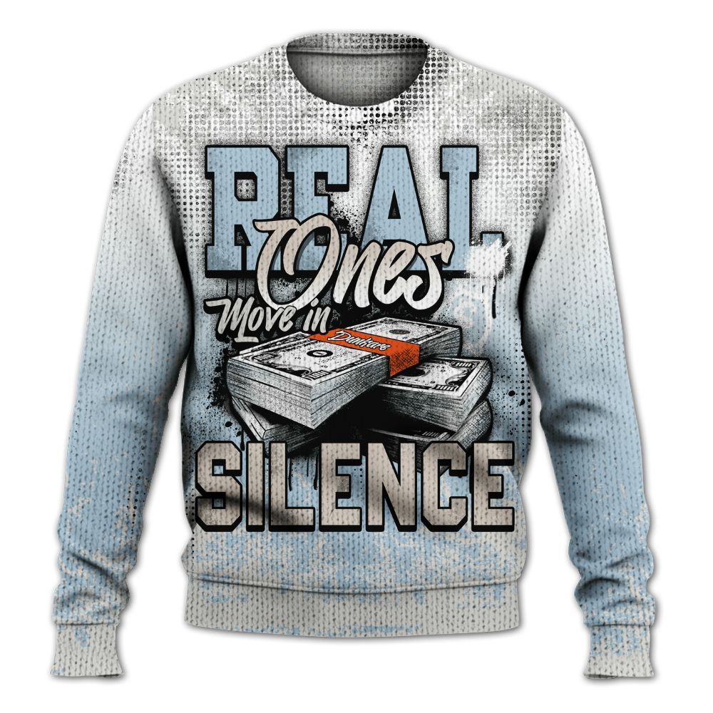 Sweater To Match High OG Alaska 1s - Move In Silence Money Street Retro Graphic