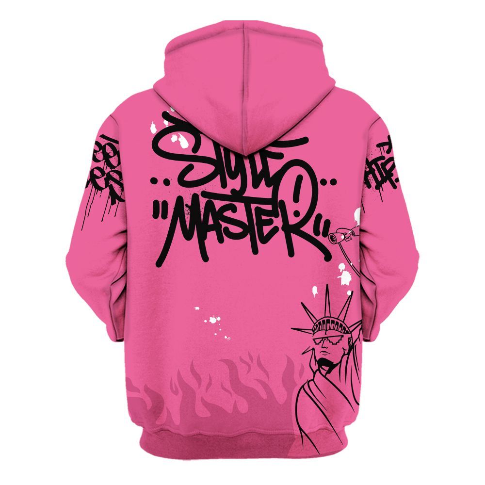 Hoodie To Match Air Max SNDR Hyper Pink - Graphic Fck Around Find Out All Over Print