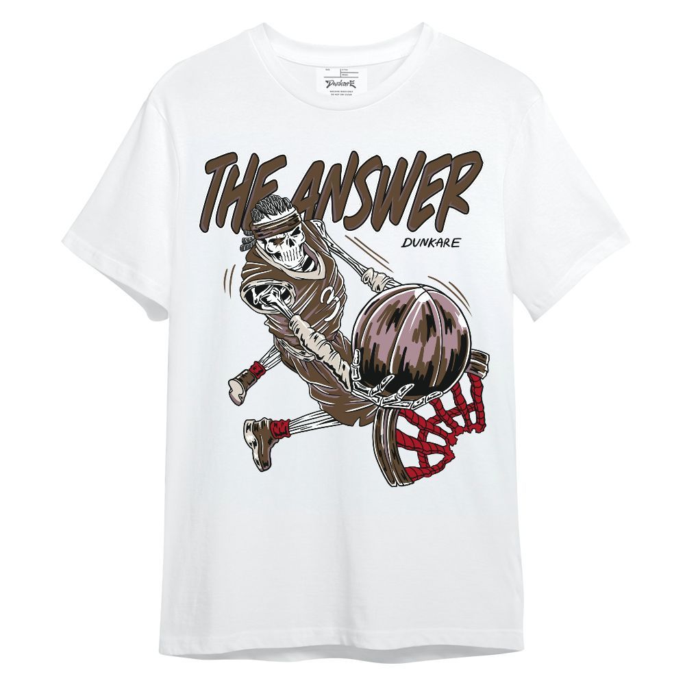 Shirt To Match Dunk Low Swoosh Serves - The Answer Skeleton Unisex Shirt