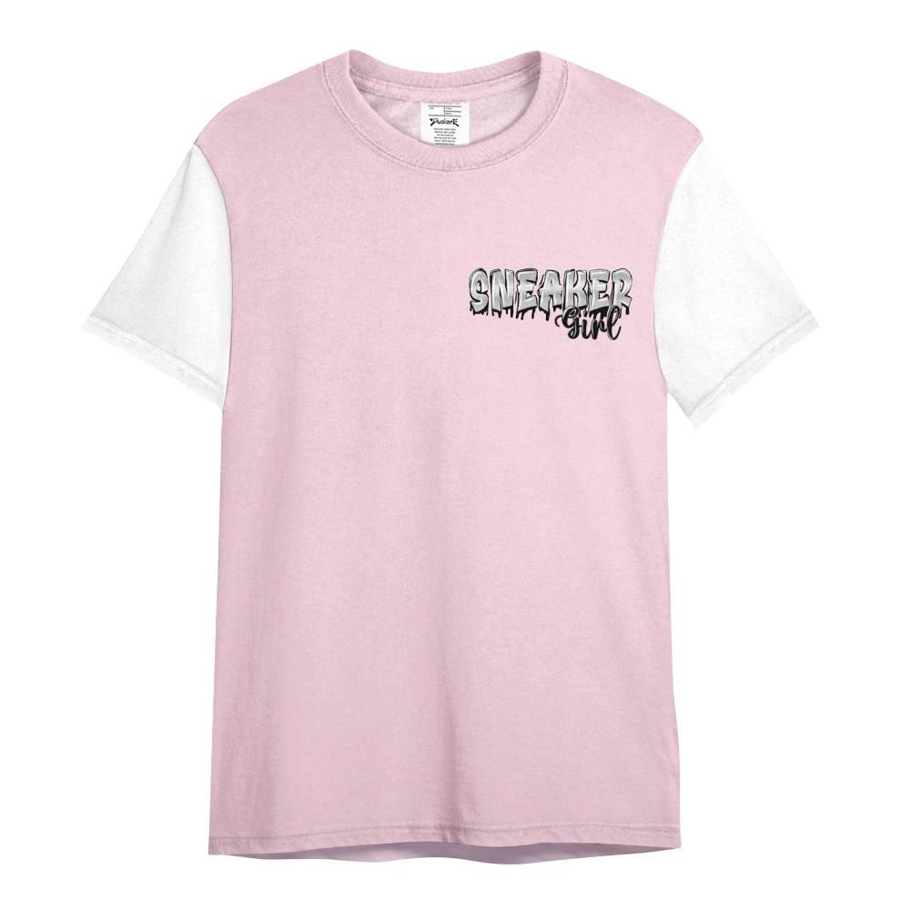 Shirt To Match Orchid 4s Varsity Jacket, Custom Name Sneaker Girl Money All Over Print