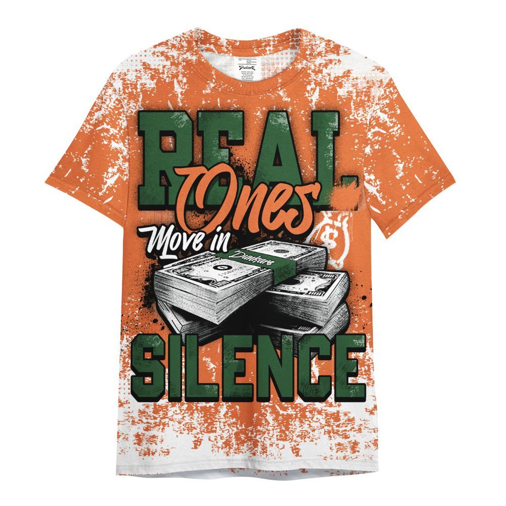 Shirt To Match Low Miami 5s - Move In Silence Money Street Retro All Over Print