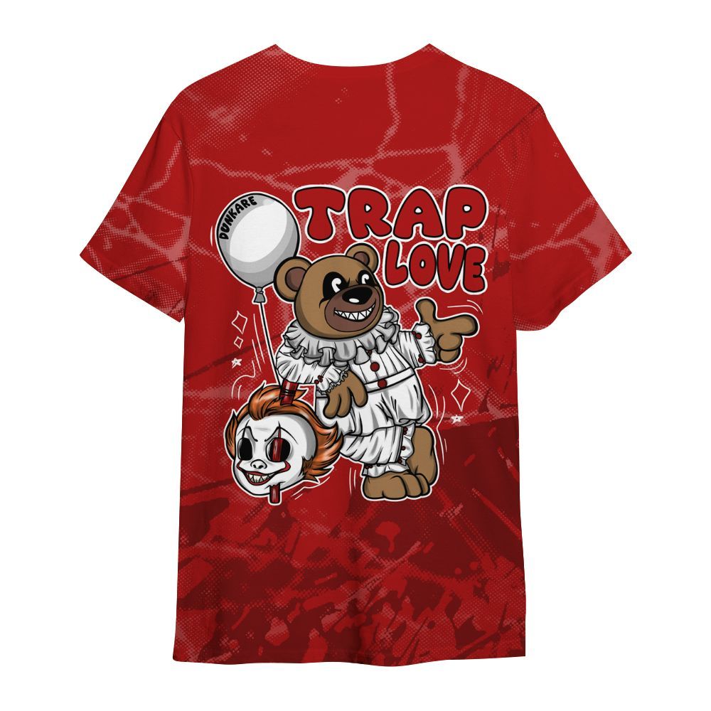 Shirt To Match Red Taxi 12s - Trap Loves Bear Profound All Over Print