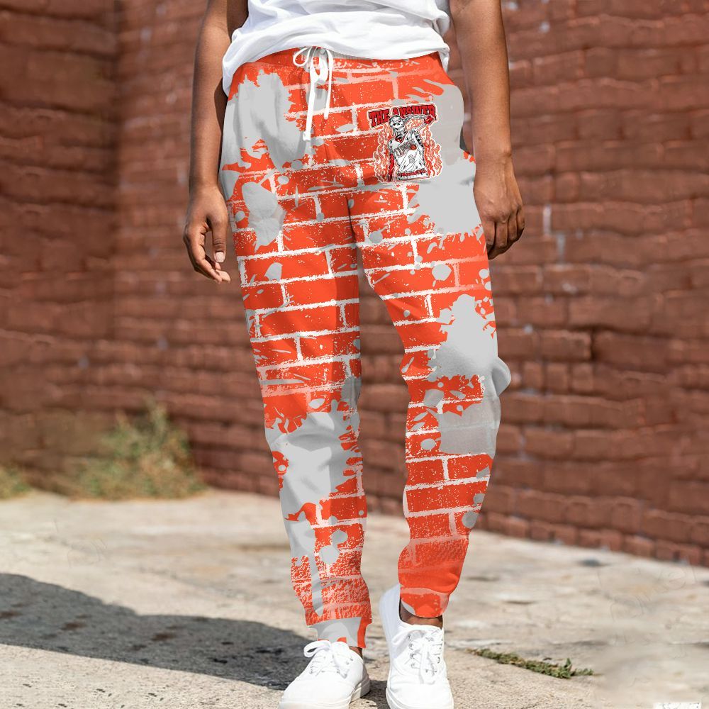 Sweatpant To Match Air Max 1 86 Cosmic Clay - Allen Answer Skeleton Brick All Over Print