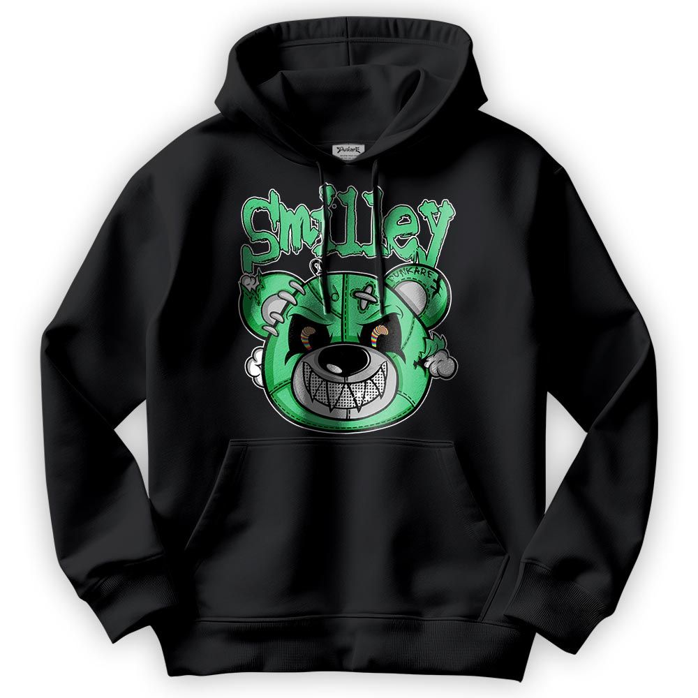 Sweatshirt To Match Hoodie Smilley Bear, 3 Green Glow Hoodie To Match Sneaker 2404 NCMD