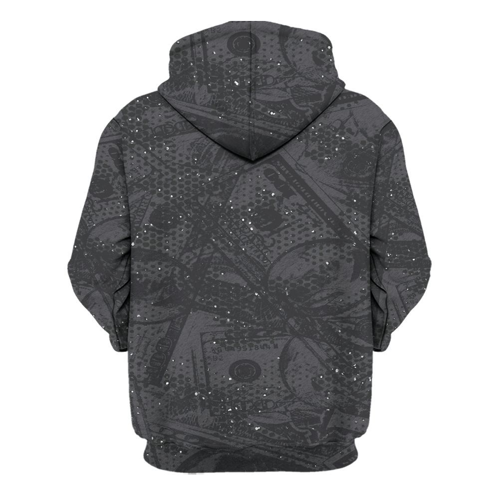 Hoodie To Match Reverse Black White 6s - From Rags To Riches All Over Print