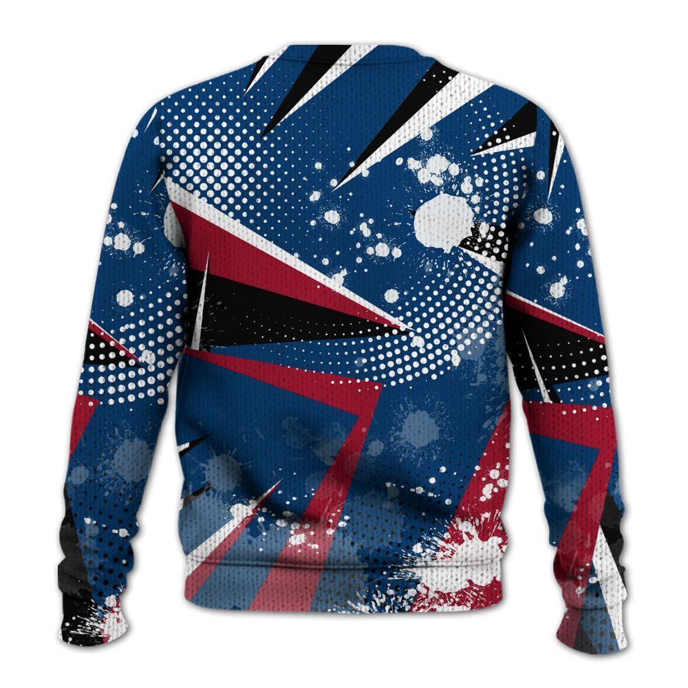 Sweater To Match Rare Air 4s - Poly Trust No One Dripping Graphic