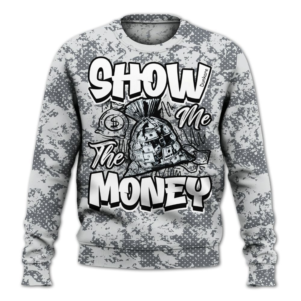 Sweatshirt To Match Air Max DN Silver Bullet - Show Me The Money Retro All Over Print