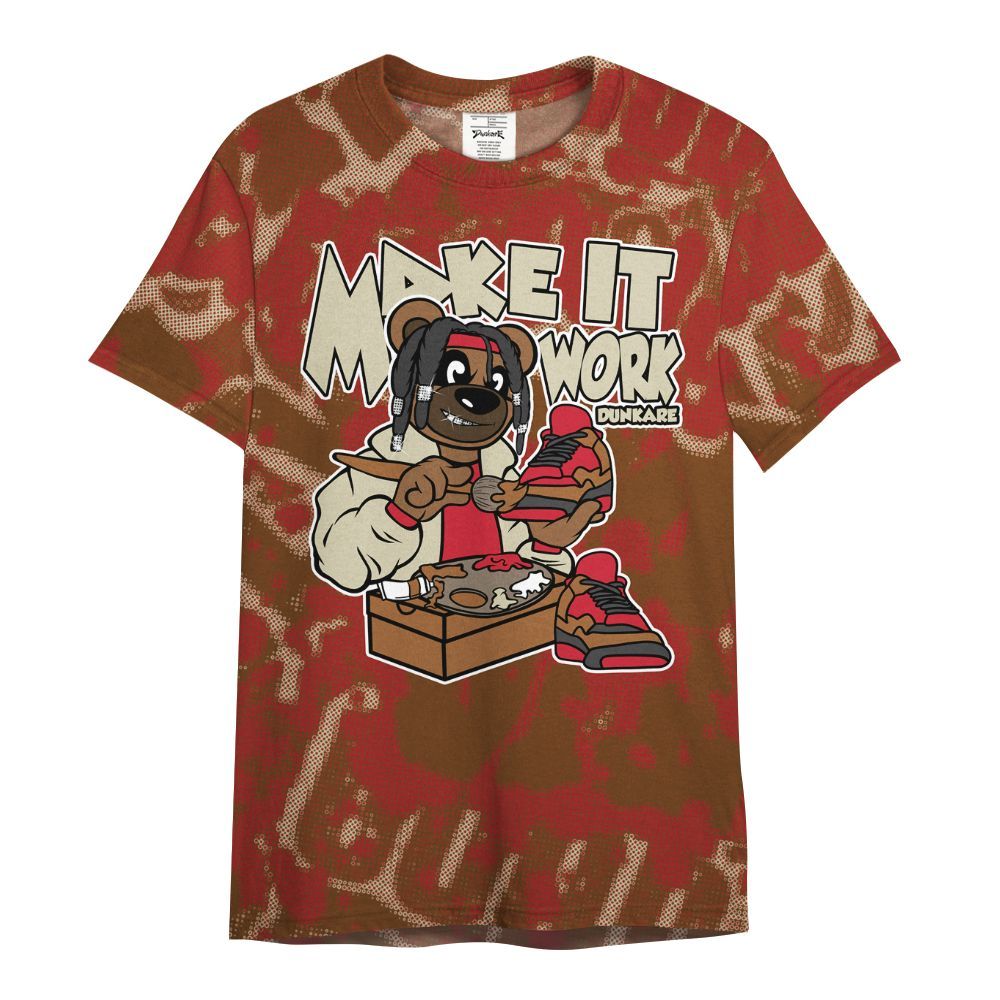Shirt To Match Archaeo Brown 5s - Pull It Off Bear Street All Over Print