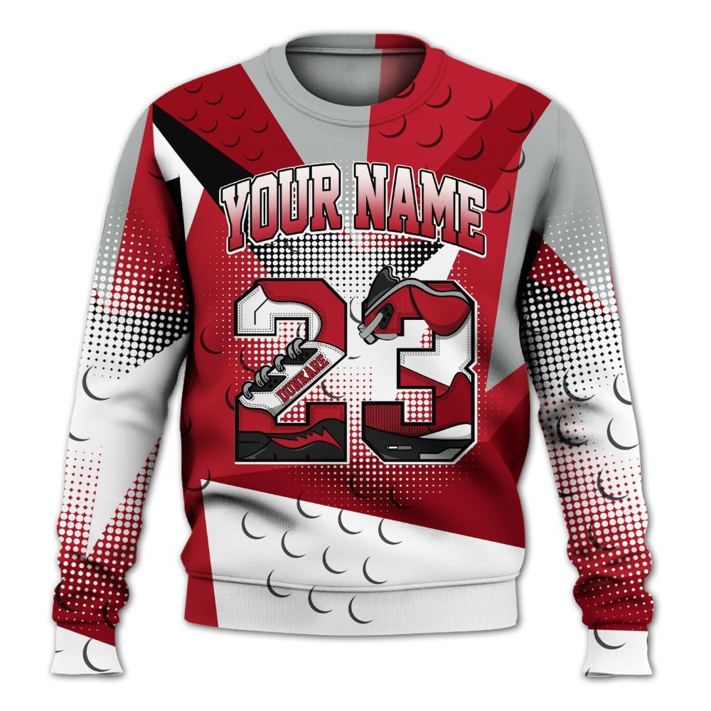 Sweatshirt To Match Retro Raging Bull 5s - Poly Custom Name Number 23 5s All Over Print