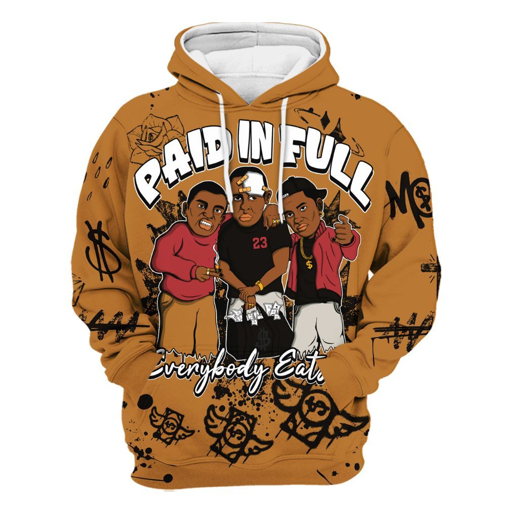 Hoodie To Match Air Max Plus Sunset Swarovski - Everybody Paid In Full Crayon All Over Print