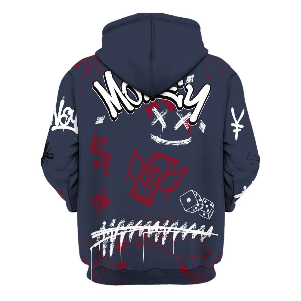 Hoodie To Match OG Low Howard University 2026 1s - Everybody Paid In Full Crayon All Over Print