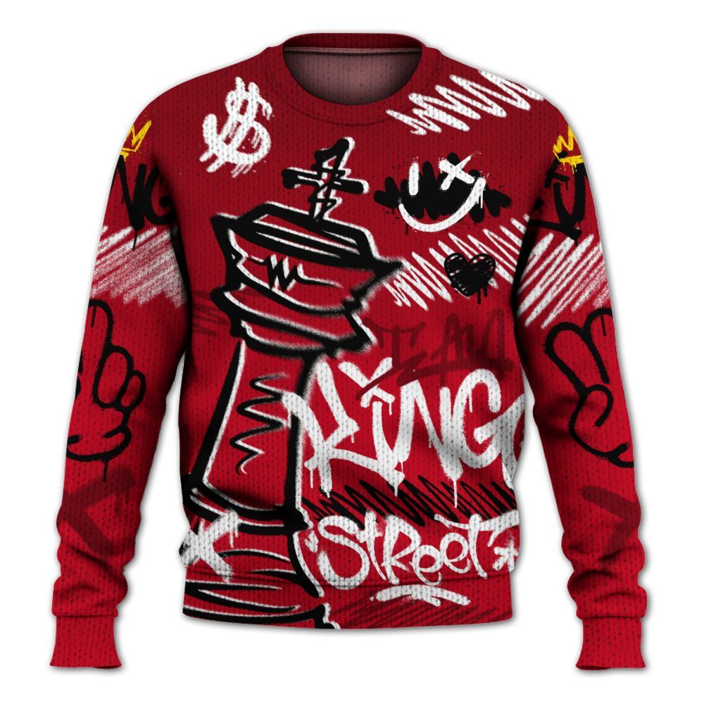 Knitted Sweater To Match Cortez GS Valentine's Day - Street King Chess Streetwear