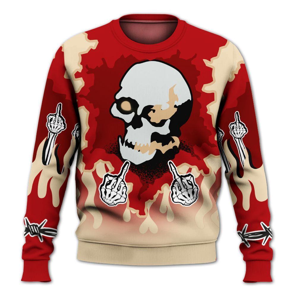 Sweatshirt To Match Dunk Low Strawberry Waffle - F Around Find Out Graphic Trapped All Over Print