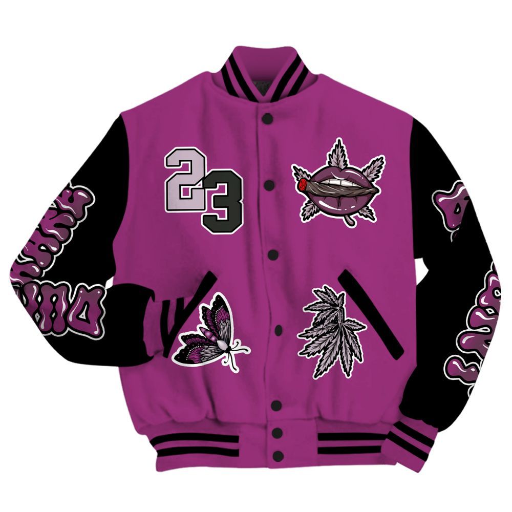 Varsity Jacket To Match Air Max Sunder Gore Tex Bold Berry - Bluntz Unique All Over Print