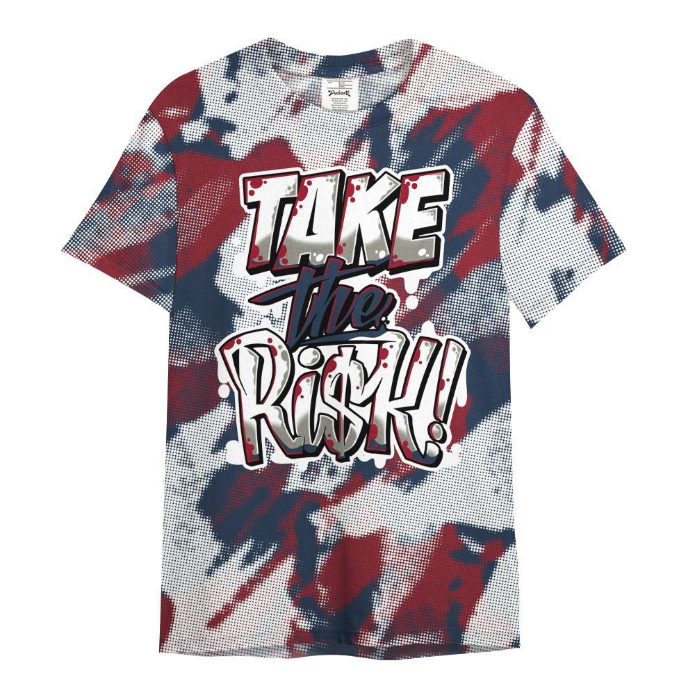 Shirt To Match Navy Blue 2024 6s - Take Risks Abstract All Over Print