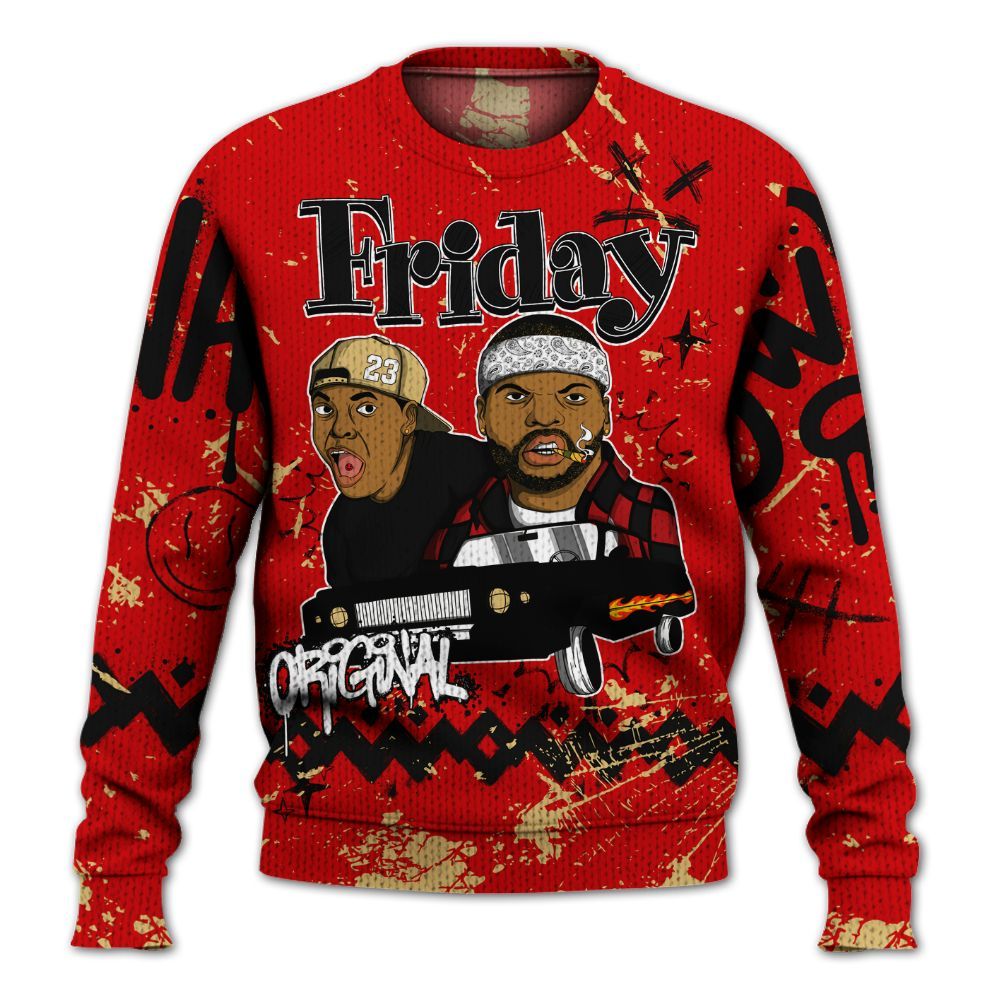 Knitted Sweater To Match Ja 2 Halloween - Friday Sneaker Crayon