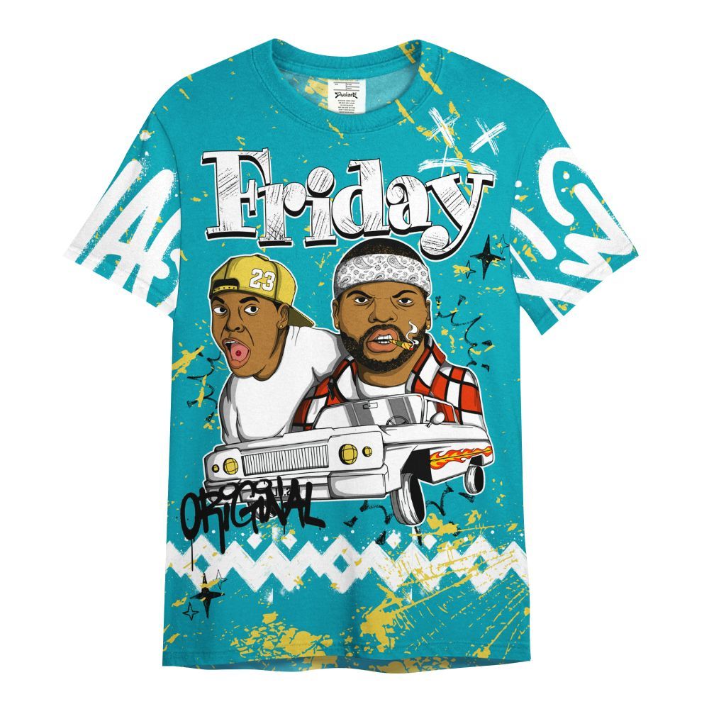 Shirt To Match Dunk Low KD 17 N7 - Friday Sneaker Crayon All Over Print