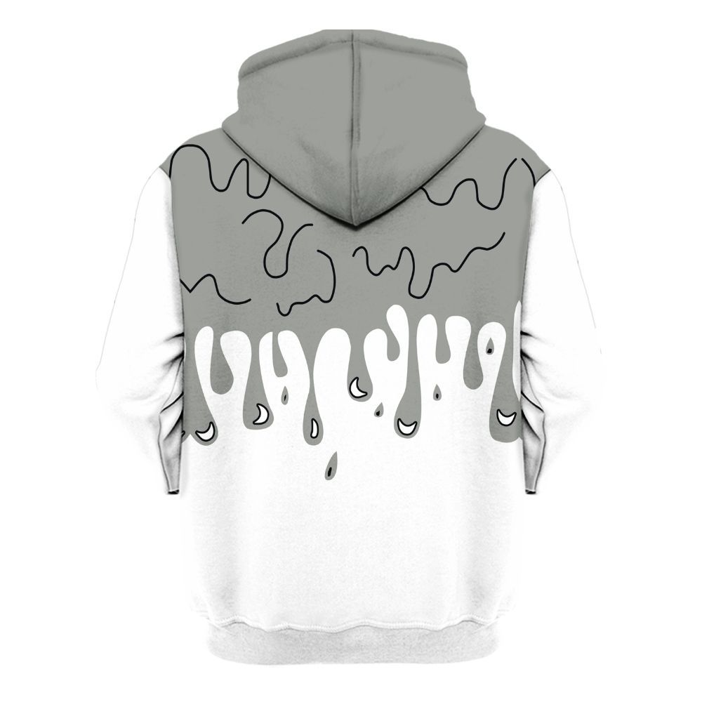 Hoodie To Match Paris Cement Grey 4s - Loser Lover Dripping All Over Print