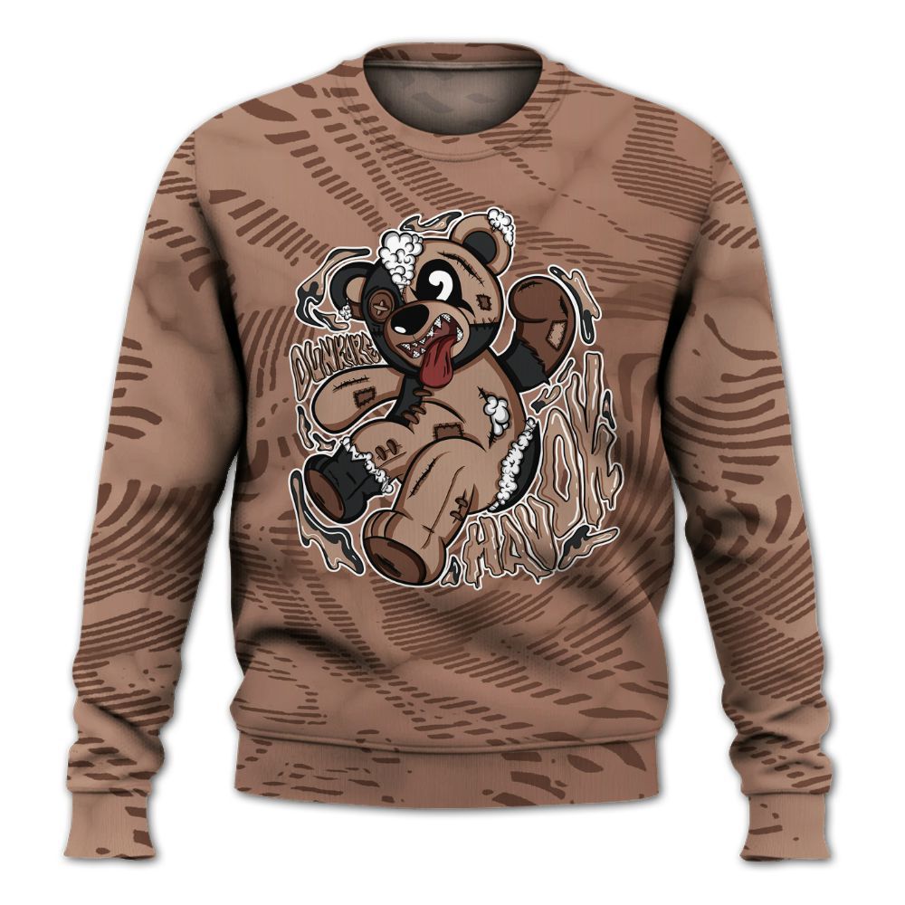 Sweatshirt To Match KD 4 Christmas - Havok Bear All Over Print