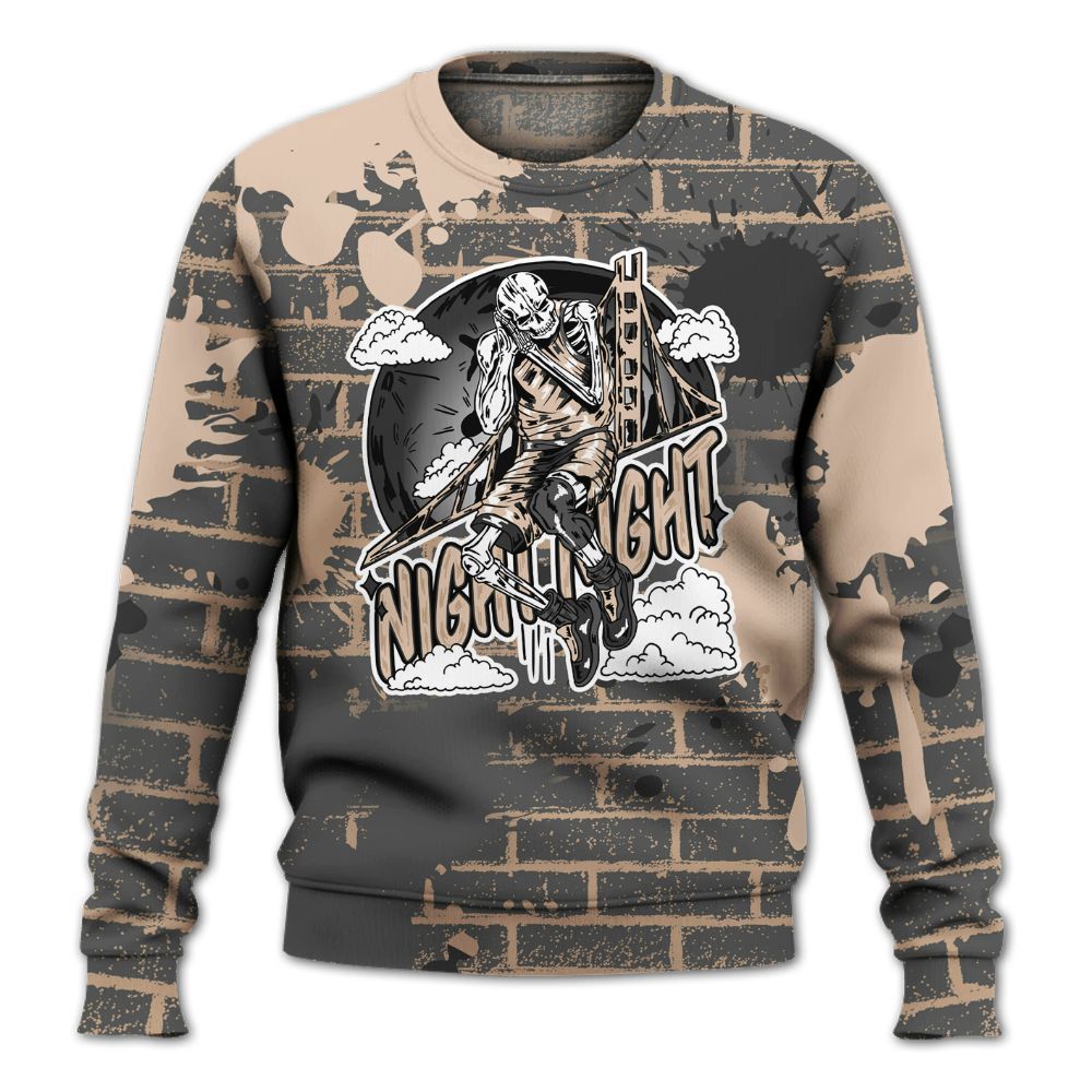 Sweatshirt To Match Kobe 9 EM Mamba - Seeya Skeleton Brick All Over Print