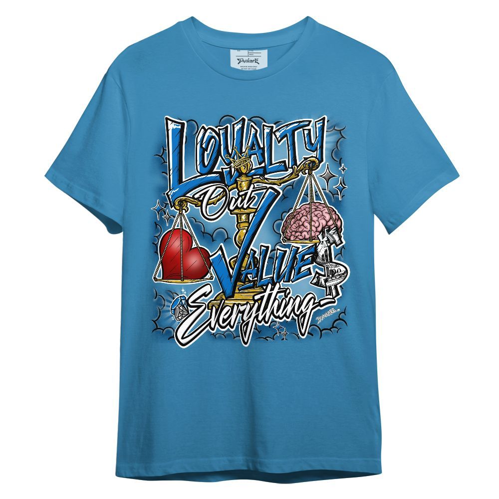 Shirt To Match Blueberry 12s - Loyalty Wins Everything Graphic