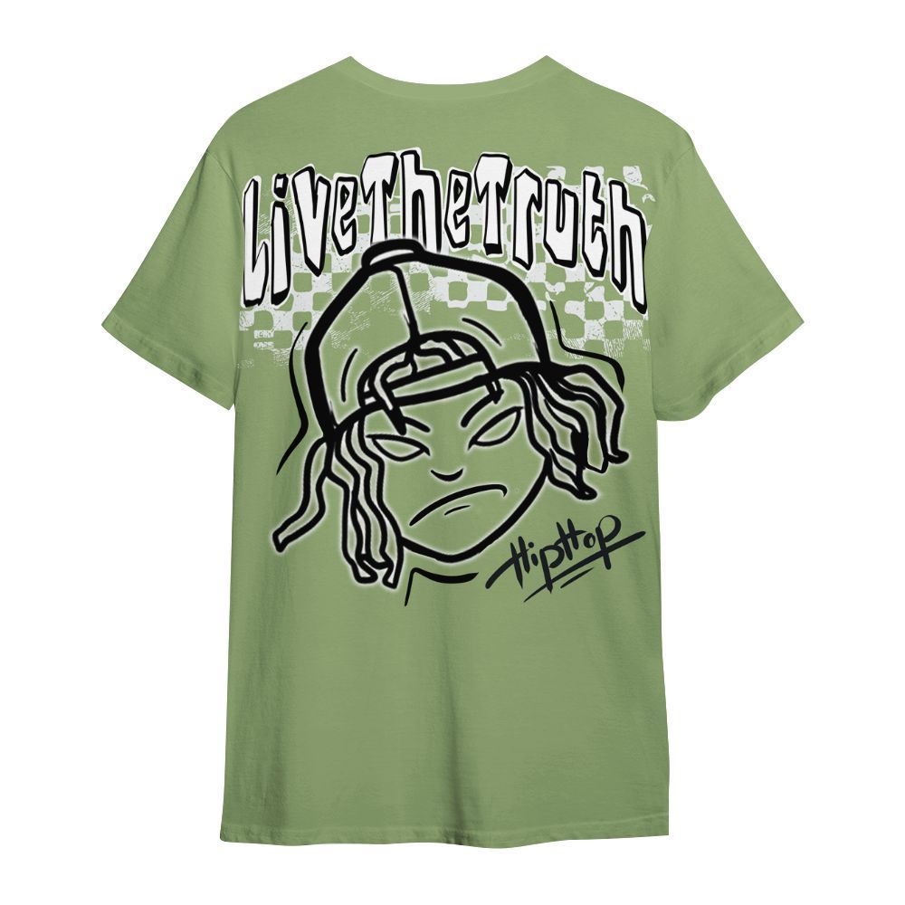 Shirt To Match Oil Green 4s - Feel Life Street Style All Over Print